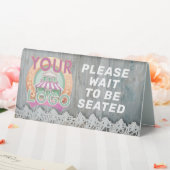 Plaque De Table Restaurant Cafe Custom Business Logo Professionnel (In SItu (Mariage))