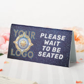 Plaque De Table Restaurant Cafe Custom Business Logo Professionnel (In SItu (Mariage))