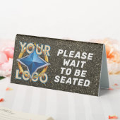 Plaque De Table Restaurant Cafe Custom Business Logo Professionnel (In SItu (Mariage))