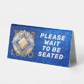 Plaque De Table Restaurant Professionnel Café Custom Business Logo (Recto)