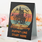 Plaque De Table Retro Halloween Happy Haunting Haunting Haunting H (In SItu (Mariage))