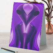 Plaque De Table Rêves arc-en-ciel violets 3D, Alien (En SItu (Tableau))