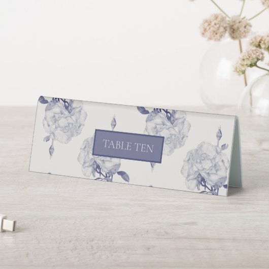 Plaque De Table Rose aquarelle (En SItu (Tableau))