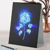 Plaque De Table Rose bleu brûlant (En SItu (Tableau))
