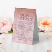 Plaque De Table Rose de la sécurité de la santé Gold Parties scint (In SItu (Mariage))