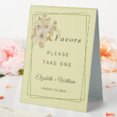 Plaque De Table Rose Frame – Celestial Yellow Wedding (In SItu (Mariage))