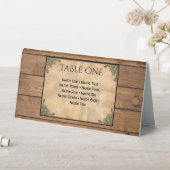 Plaque De Table Rose gothique Numéro de table rouge et noire (En SItu (Tableau))