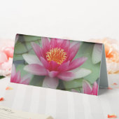 Plaque De Table Rose Lotus Water Lily (In SItu (Mariage))