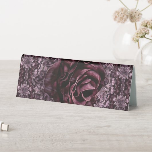 Plaque De Table Rose Mandala (En SItu (Tableau))