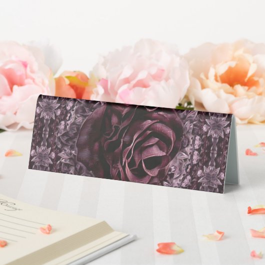 Plaque De Table Rose Mandala (In SItu (Mariage))