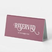 Plaque De Table Rose pâle (Recto)