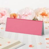 Plaque De Table Rose-rose (couleur solide) (In SItu (Mariage))