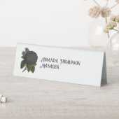 Plaque De Table Roses noires gothiques vintage (En SItu (Tableau))