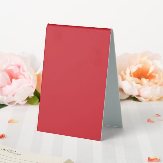 Plaque De Table rouge Amaranthe (couleur solide)  (In SItu (Mariage))