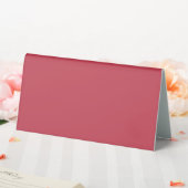 Plaque De Table Rouge brique (couleur solide) (In SItu (Mariage))