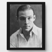 Plaque de table Rudolph Valentino (Devant)