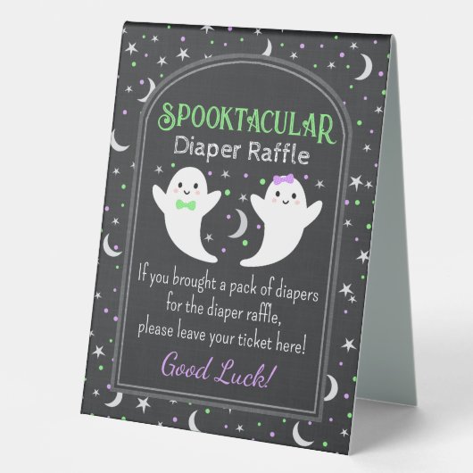 Plaque De Table Rupture de la couche fantôme d'Halloween (Recto)