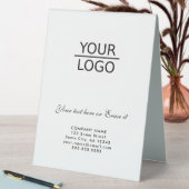 Plaque De Table Rustic Ajouter Logo Texte Personnalisé Promotion d (En SItu (Tableau))