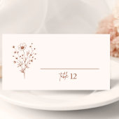 Plaque De Table Rustique Burtic Boho Botanical Mariage