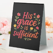 Plaque De Table Sa Grâce est suffisante (In SItu (Mariage))