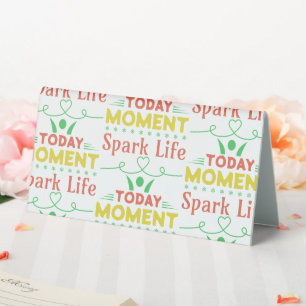 Plaque De Table Sac Tote Today Moment, Spark Life
