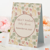 Plaque De Table Safari Giraffe & Palm Baby shower Feuille (In SItu (Mariage))