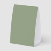 Plaque De Table Sage Green | Capture the Love Wedding Table Top  (Verso)