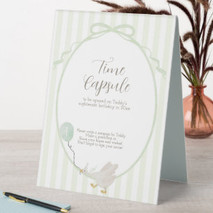 Plaque De Table Sage Green Silly Goose Temps Capsule Signal