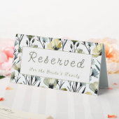 Plaque De Table Sage Green & Soft Yellow Botanical Wedding (In SItu (Mariage))