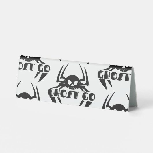 Plaque De Table Saison Éffrayante de Ghost Go (Verso)