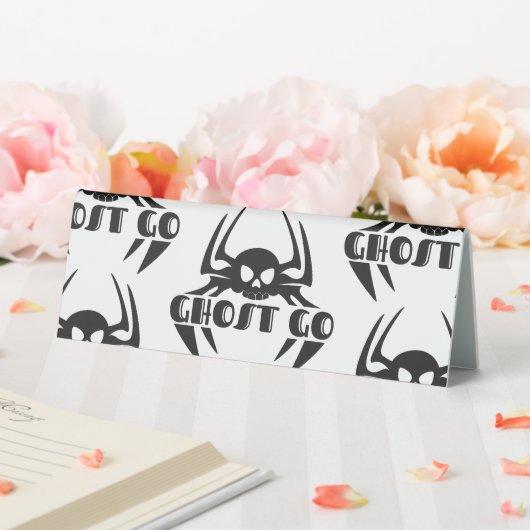Plaque De Table Saison Éffrayante de Ghost Go (In SItu (Mariage))