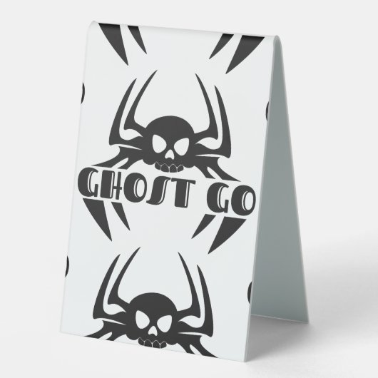 Plaque De Table Saison Éffrayante de Ghost Go (Recto)