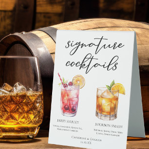 Plaque De Table Sale Shirley Bourbon Smash Signature Cocktails