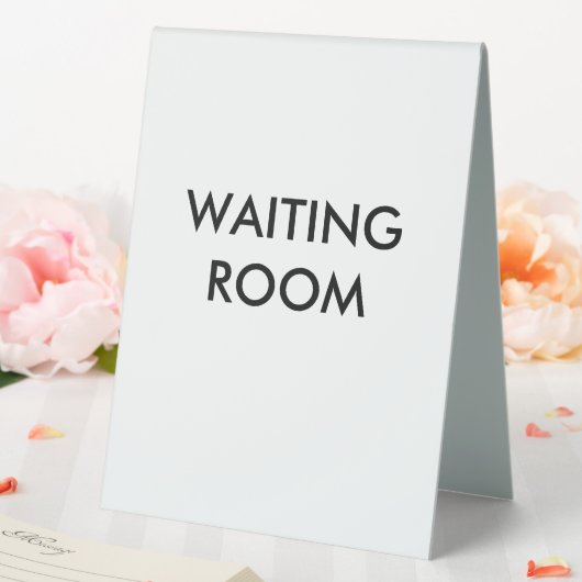 Plaque De Table Salle d'attente (In SItu (Mariage))