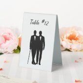 Plaque De Table Salles de Mariage gay avec nombre (In SItu (Mariage))