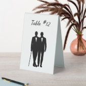 Plaque De Table Salles de Mariage gay avec nombre (En SItu (Tableau))