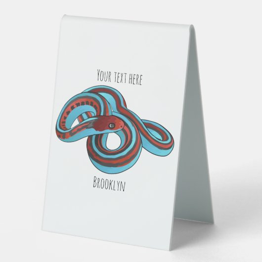Plaque De Table San Francisco garter snake (Recto)