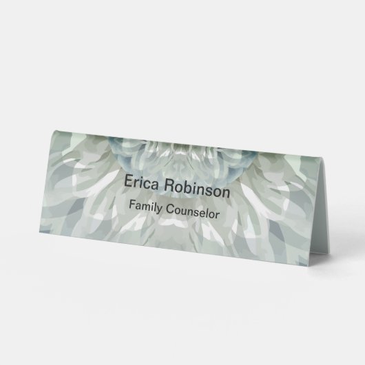 Plaque De Table Santé mentale Office moderne (Recto)