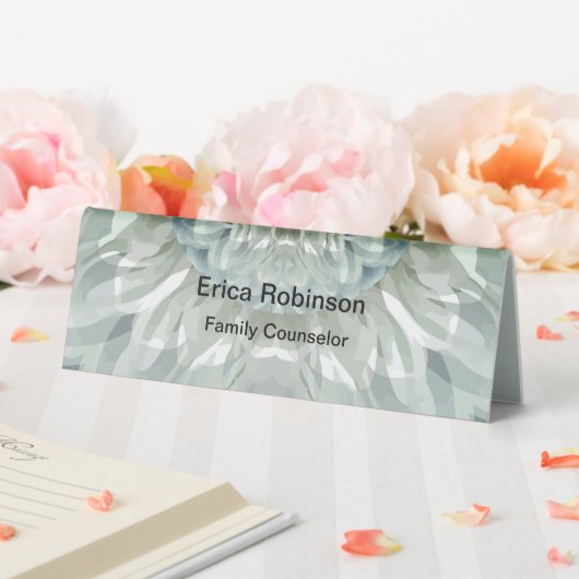 Plaque De Table Santé mentale Office moderne (In SItu (Mariage))