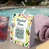 Plaque De Table SCAN POUR PAYER QR Marché des agriculteurs Stand d (Insitu (sur table))