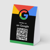 Plaque De Table Scan Professionnel pour Examiner le Code QR Google (Verso)