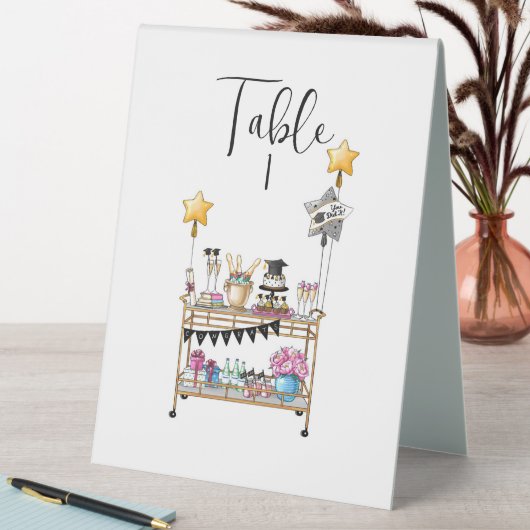 Plaque De Table Script de graduation du panier à barres (En SItu (Tableau))