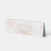 Plaque De Table Sculpture corporelle marron contouring spa (Verso)