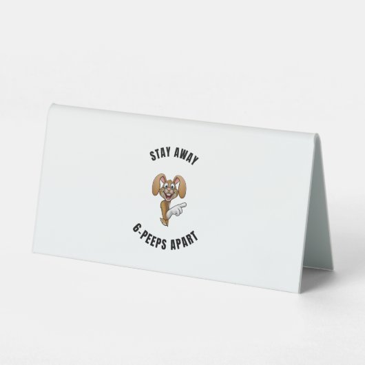 Plaque De Table Séjournez à 6 personnes (Recto)