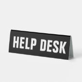 Plaque De Table Service d'assistance (Verso)