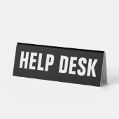 Plaque De Table Service d'assistance (Recto)