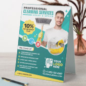 Plaque De Table Service de nettoyage écologique (avec tarif) (En SItu (Tableau))