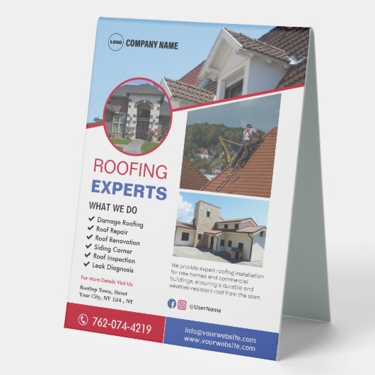 Plaque De Table Services de couverture personnalisés (Recto)