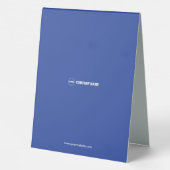 Plaque De Table Services de couverture personnalisés (Verso)