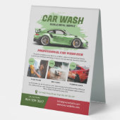 Plaque De Table Services de lavage de voiture (Recto)